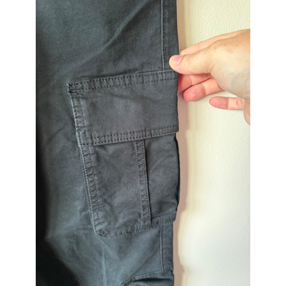 Hollister Cargo Pants 00R Black Ultra High-Rise Baggy Utility Pants - Picture 5 of 10